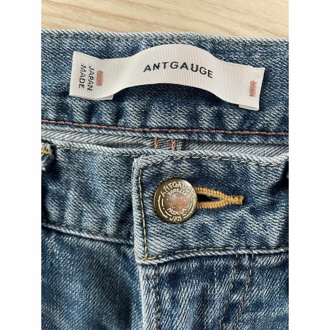 Antgauge(アントゲージ)のANTGAUGE　アントゲージ  カットオフ　フリンジ　テーパードデニム　SS レディースのパンツ(デニム/ジーンズ)の商品写真