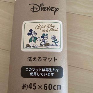 ディズニー(Disney)のディズニー再生糸　マット 45X60 GR(玄関マット)