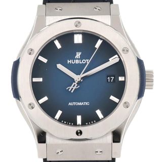 HUBLOT - ウブロ クラシックフュージョンチタニウムディープブルー･JAPAN LTD 542.NX.6670.LR.JPN18 TI 自動巻