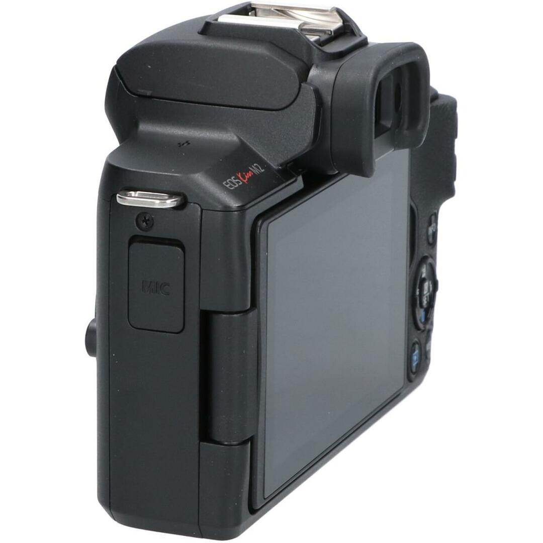 Canon(キヤノン)のＣＡＮＯＮ　ＥＯＳ　ＫＩＳＳ　Ｍ２　ブラック スマホ/家電/カメラのカメラ(デジタル一眼)の商品写真