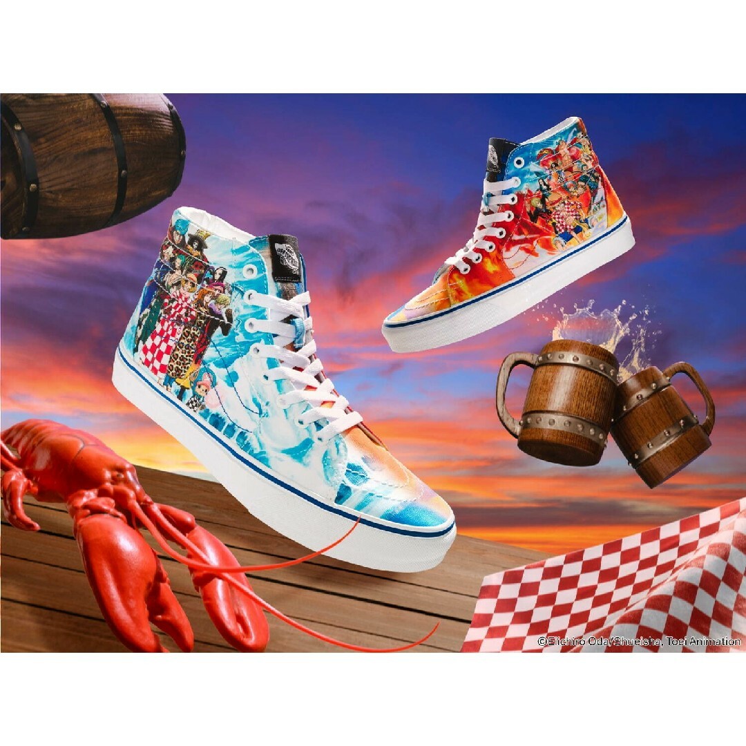 VANS - 定11000円Web限定コラボ!VANS×ワンピースSK8新品 VANS - 定11000円Web限定コラボ!VANS×ワンピースSK8新品