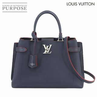 ルイヴィトン(LOUIS VUITTON)の新品同様 ルイ ヴィトン LOUIS VUITTON ロックミー デー 2way トート ショルダー バッグ レザー マリーヌルージュ M53645 RFID VLP 90221070(トートバッグ)