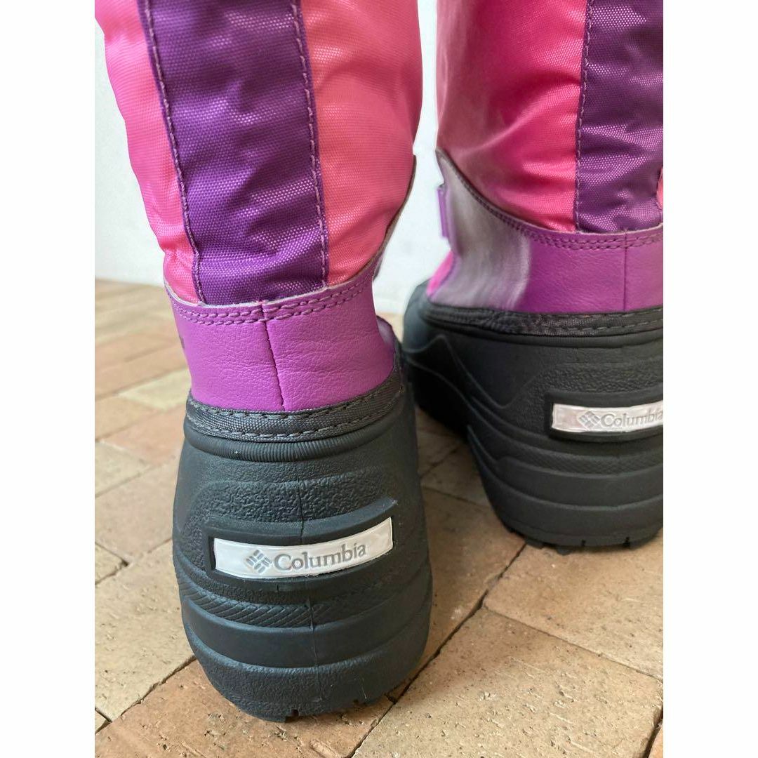 Columbia(コロンビア)のコロンビア スノーブーツ 22cm ピンク パープル 美品 レディースの靴/シューズ(ブーツ)の商品写真