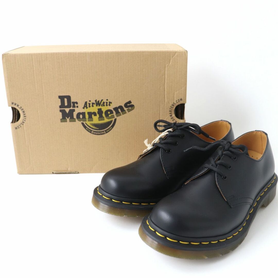 Dr.Martens(ドクターマーチン)の【ドンドン見直し】未使用品☆Dr.Martens ドクターマーチン 1461W 3ホール レースアップ レザー シューズ ブラック UK6 レディース 箱付き レディースの靴/シューズ(その他)の商品写真