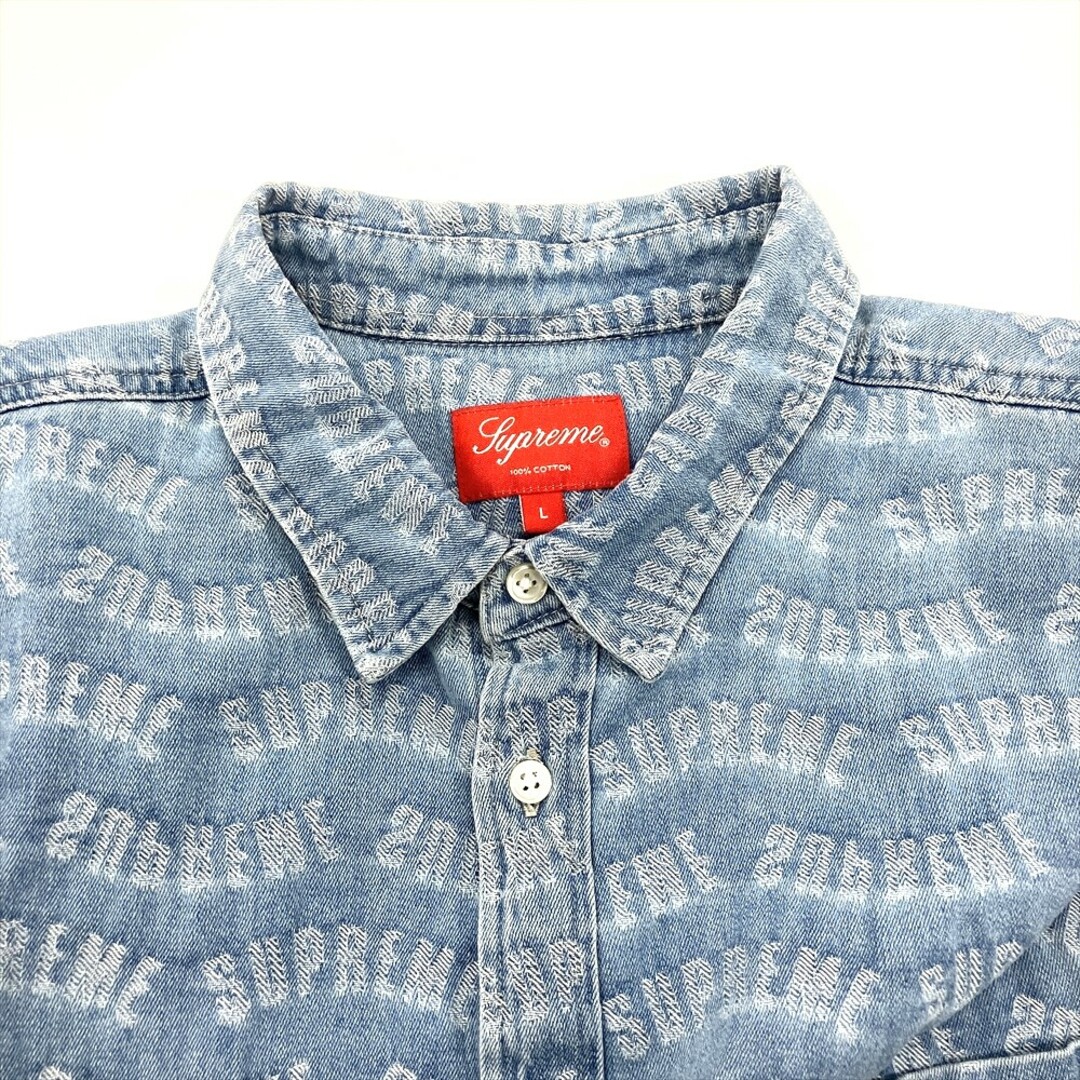 Supreme(シュプリーム)のシュプリーム Supreme 長袖シャツ コットン ブルー メンズ【中古】 メンズのトップス(シャツ)の商品写真