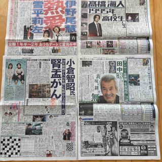 新聞 スポーツニッポン 2024年2月17日(土)18日(日) 2部セット(印刷物)