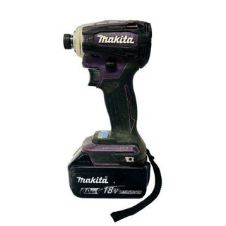 makita マキタ 充電式インパクトドライバ TD172D AP オーセンティックパープル 動作良好 【中古】 42402R7(その他)