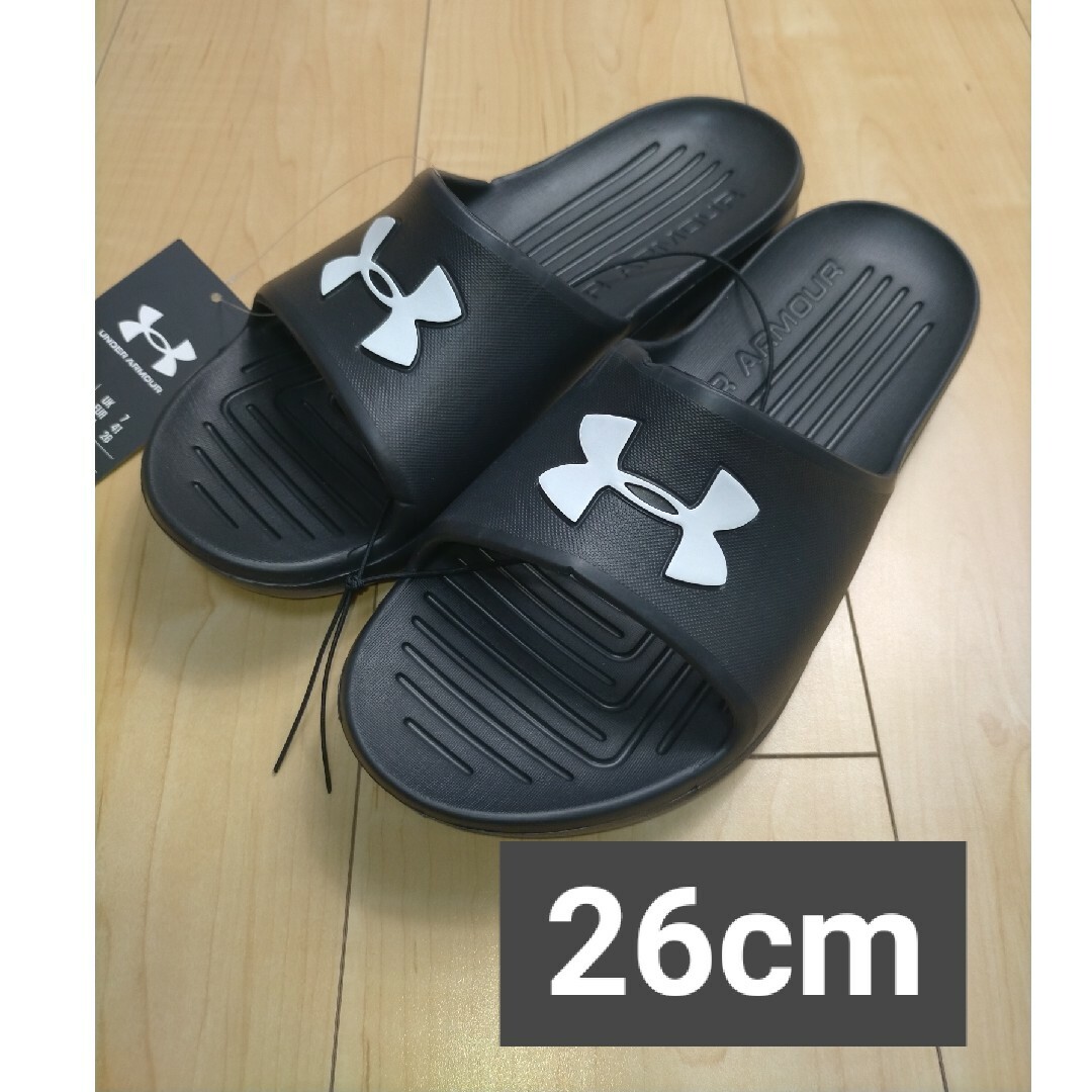 UNDER ARMOUR(アンダーアーマー)のアンダーアーマー サンダル 26cm ブラック シャワーサンダル UA メンズの靴/シューズ(サンダル)の商品写真