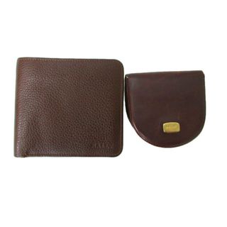 Bally - バリー 二つ折り財布+コインケース 2点セット ウォレット 茶 IBO47