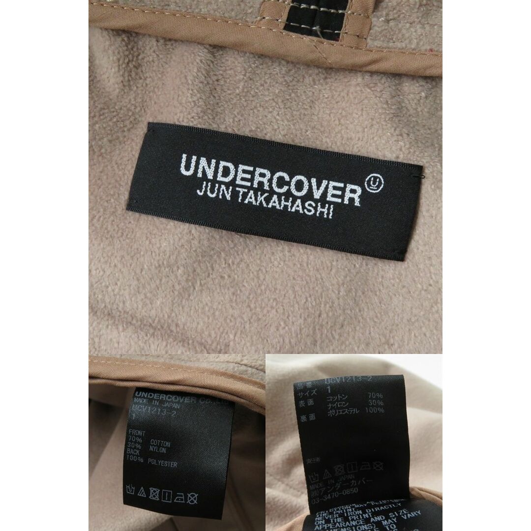 UNDERCOVER(アンダーカバー)の【ドンドン見直し】未使用◇定価74800円 アンダーカバー 正規品 18AW UCV1213-2 ボンディング フーデッドコート 黒 ユニセックスOK 1 レディースのトップス(パーカー)の商品写真