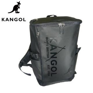 カンゴール(KANGOL)のカンゴール カンゴールロゴプリントリュック 250-1271 ブラック(バッグパック/リュック)