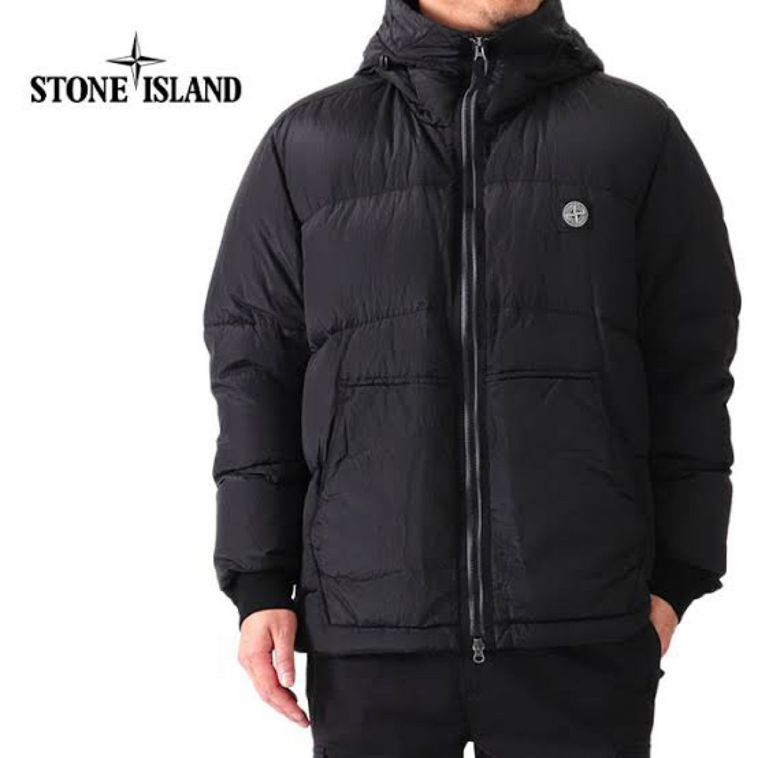 stone island ナイロンメタルダウンジャケット メンズのジャケット/アウター(ダウンジャケット)の商品写真