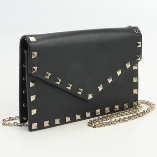 ヴァレンティノ(VALENTINO)のヴァレンティノ  チェーンショルダー ロックスタッズ QW0P0Q58BOL 斜め掛け ショルダーバッグ(ショルダーバッグ)