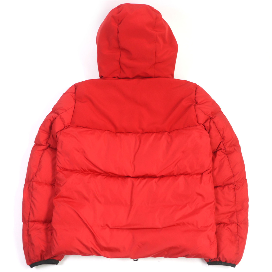 MONCLER(モンクレール)の美品 MONCLER モンクレール 18-19AW MONTCLA ロゴエンブロイダリー WZIP フーデッド ダウンジャケット レッド 2 ブルガリア製 メンズ メンズのジャケット/アウター(ダウンジャケット)の商品写真