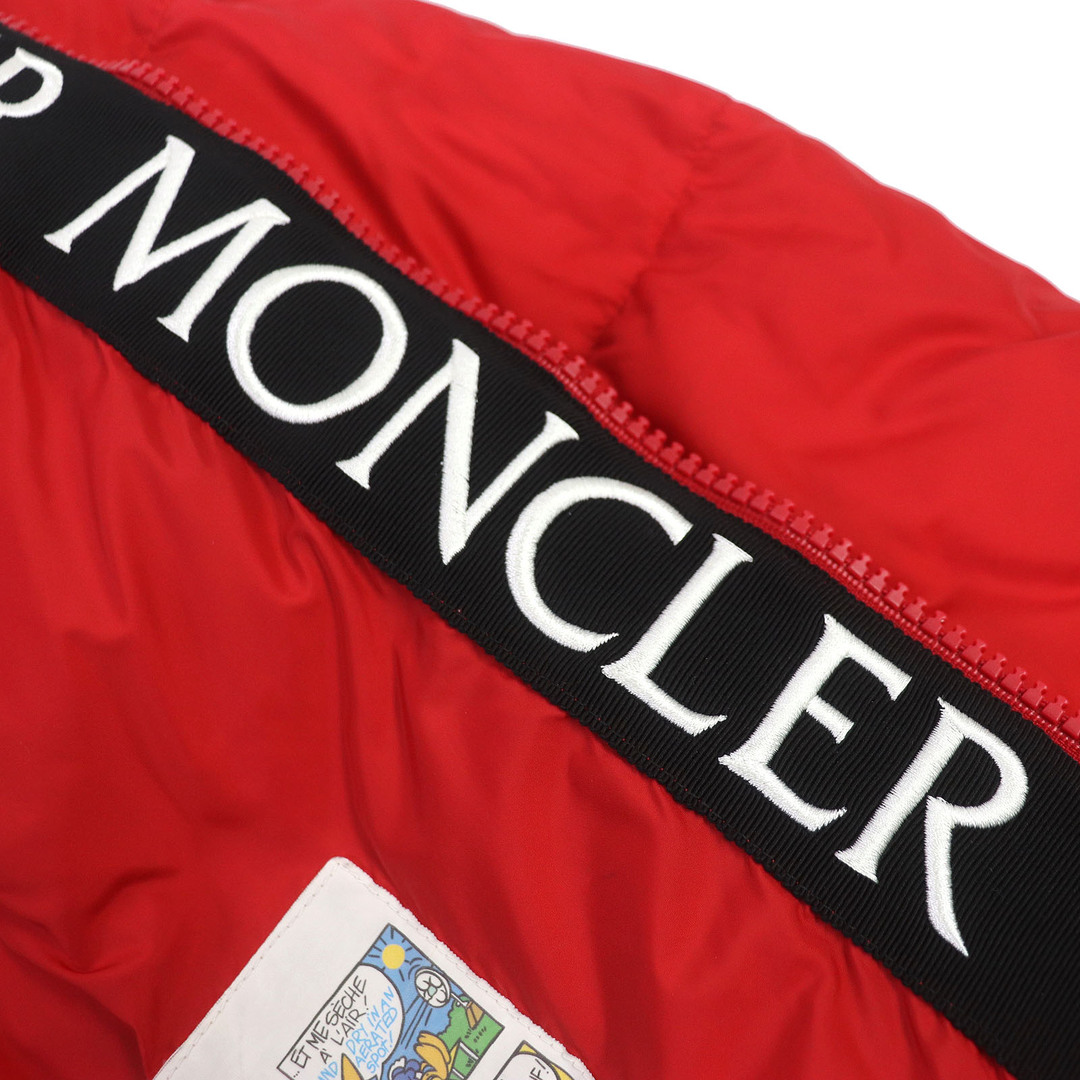 MONCLER(モンクレール)の美品 MONCLER モンクレール 18-19AW MONTCLA ロゴエンブロイダリー WZIP フーデッド ダウンジャケット レッド 2 ブルガリア製 メンズ メンズのジャケット/アウター(ダウンジャケット)の商品写真