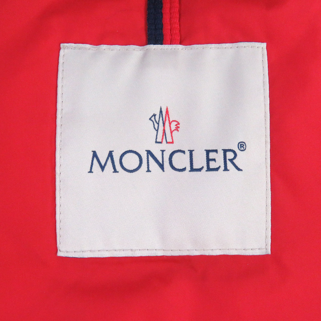 MONCLER(モンクレール)の美品 MONCLER モンクレール 18-19AW MONTCLA ロゴエンブロイダリー WZIP フーデッド ダウンジャケット レッド 2 ブルガリア製 メンズ メンズのジャケット/アウター(ダウンジャケット)の商品写真