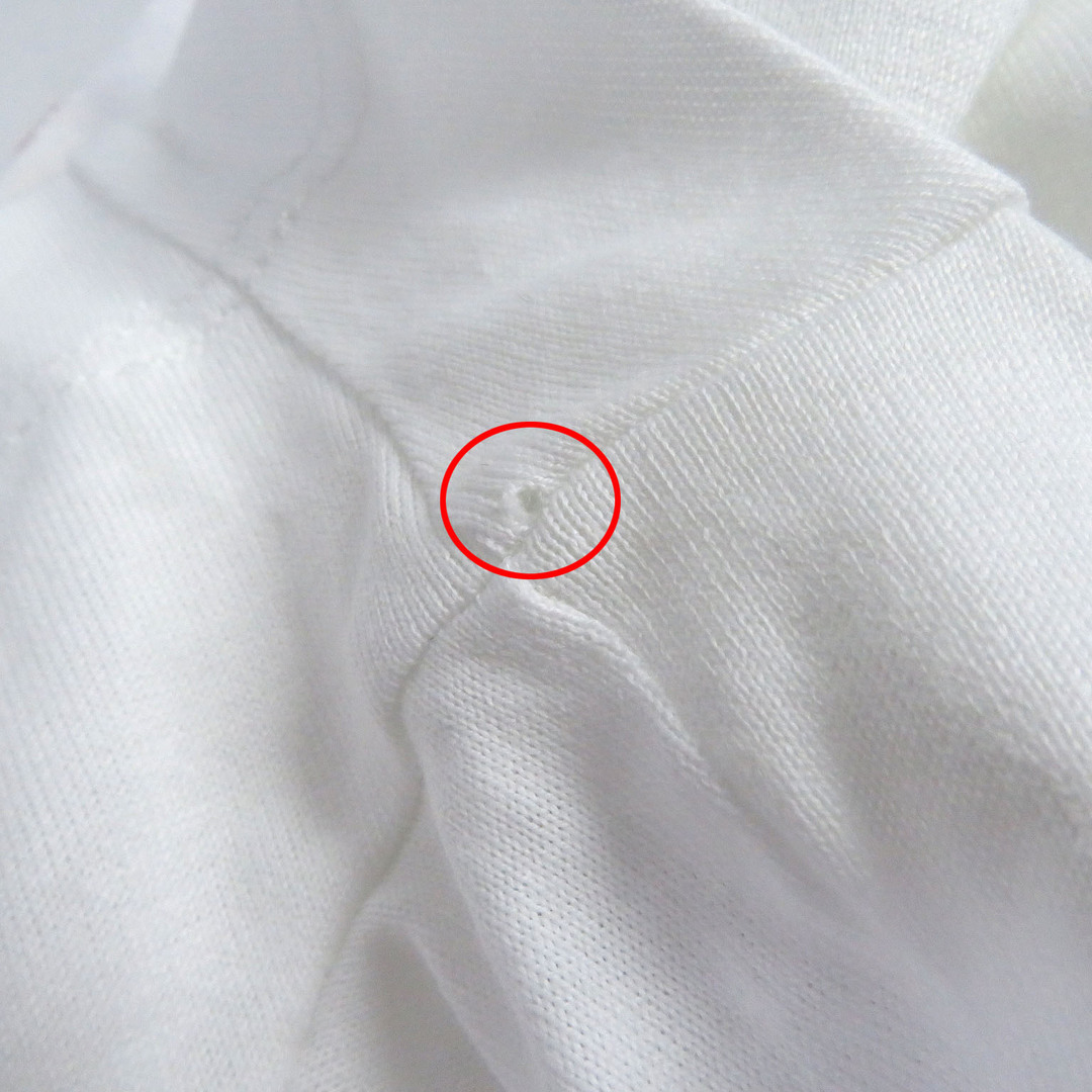 VERSACE(ヴェルサーチ)の極美品 VERSACE ヴェルサーチ 2019年製 A85834 コットン LIMITED EDITION ワッペンデザイン 半袖Ｔシャツ ホワイト M イタリア製 正規品 メンズ メンズのトップス(Tシャツ/カットソー(半袖/袖なし))の商品写真