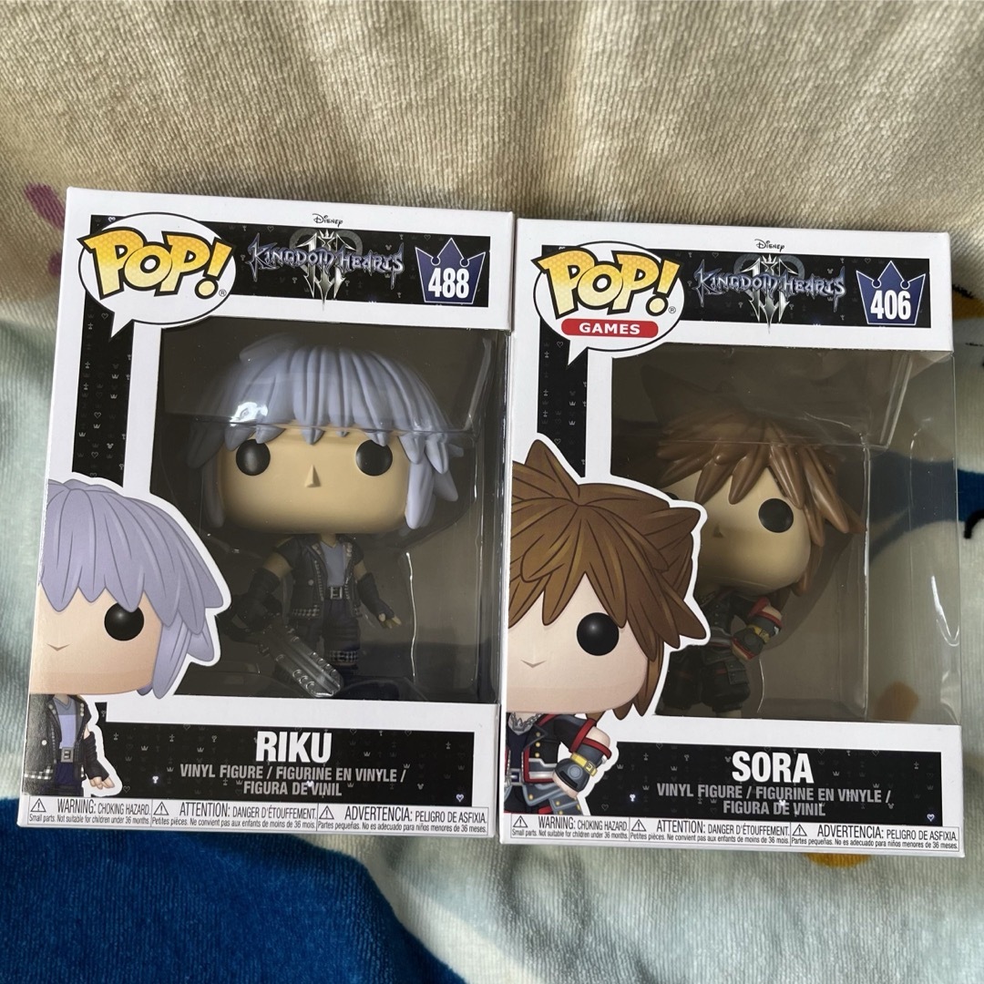 KINGDOM HEARTS Funko POP！ ソラ リク 2種セット エンタメ/ホビーのフィギュア(ゲームキャラクター)の商品写真