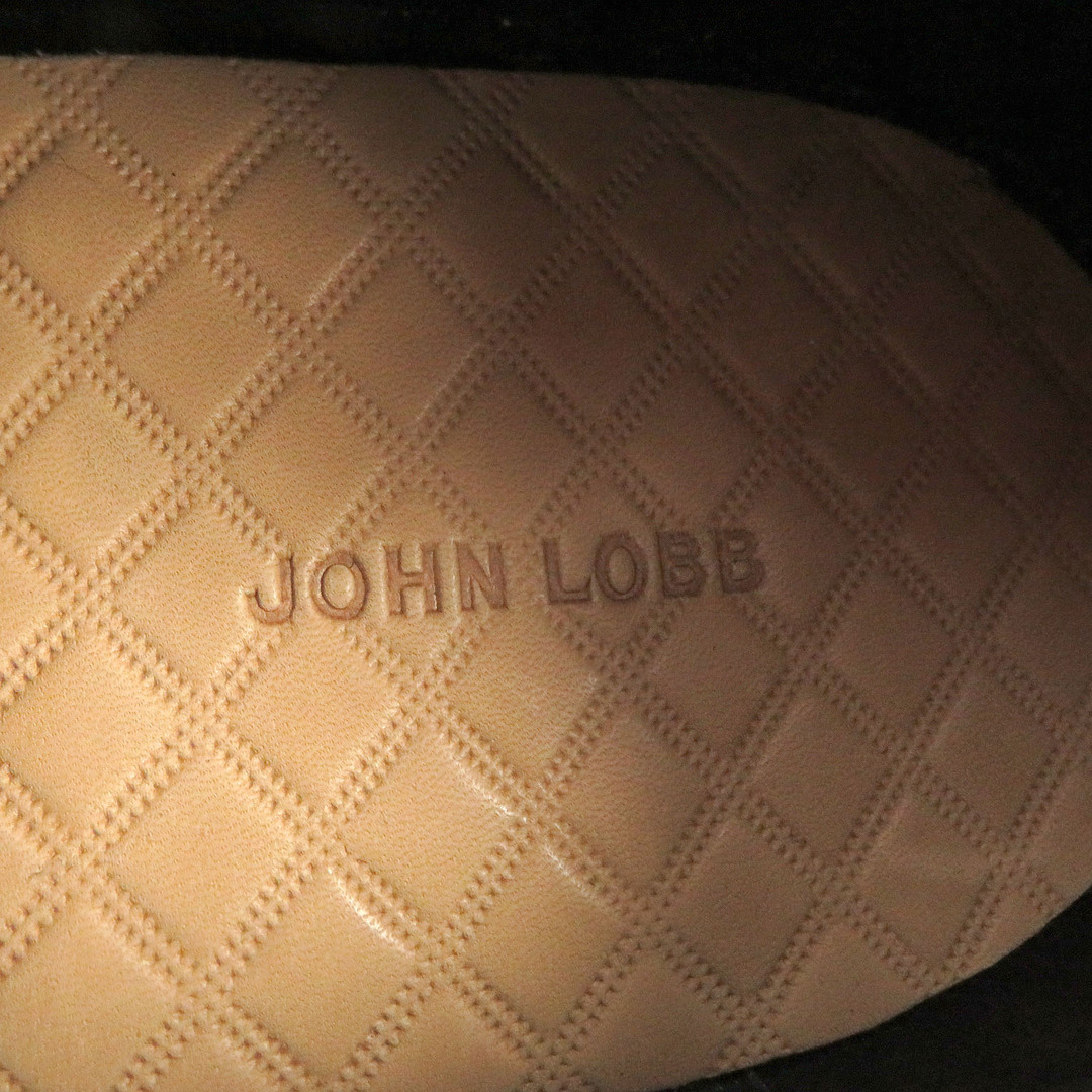 JOHN LOBB(ジョンロブ)の極美品 John Lobb ジョンロブ TORE レザー Uチップ スリッポン モカシン フラットシューズ ローファー ブラック 8.5 イングランド製 メンズ メンズの靴/シューズ(ドレス/ビジネス)の商品写真