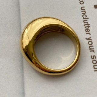 クオーツ GOLD RING リング 9号 指輪 水晶の通販 by こむぎこ's shop