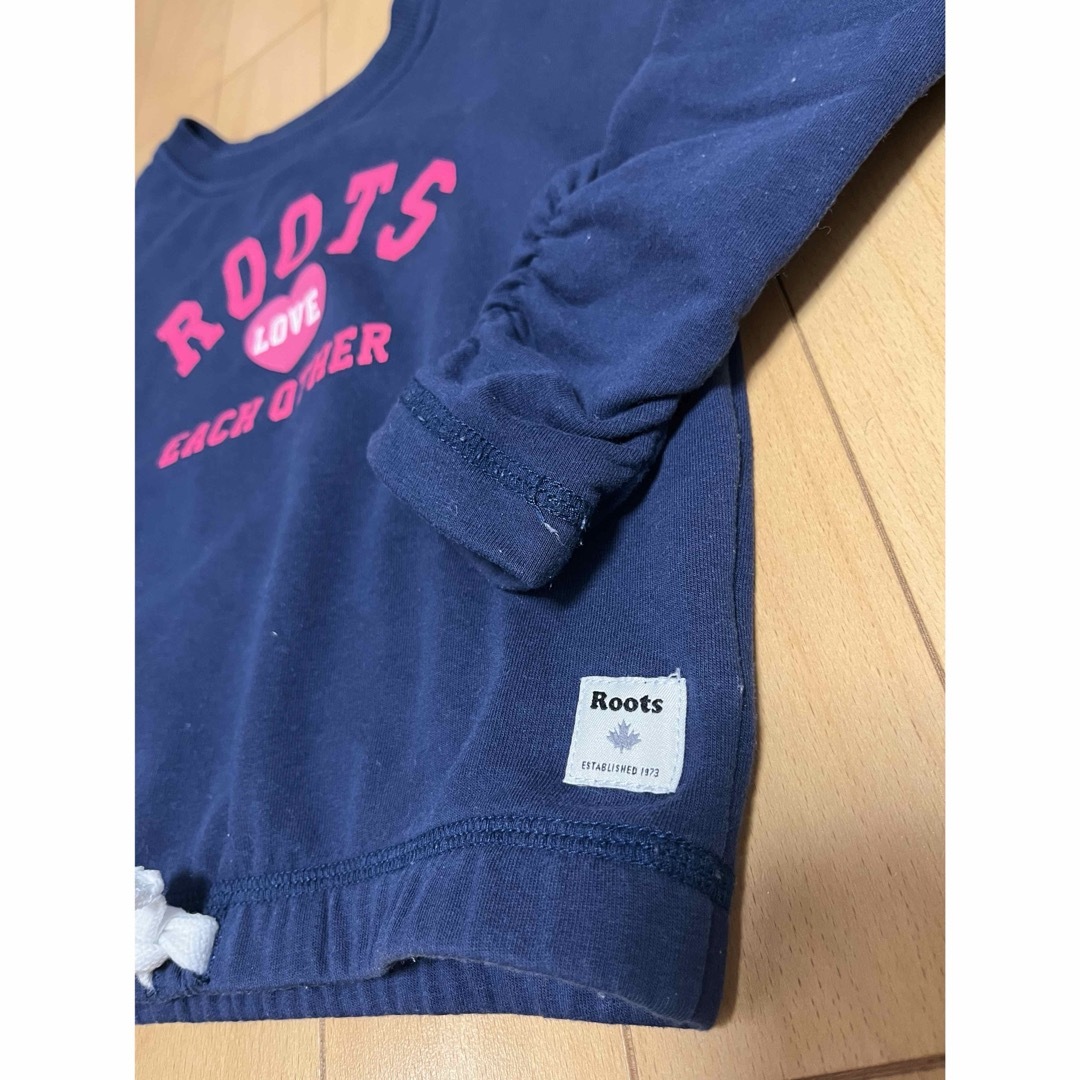 ZARA KIDS(ザラキッズ)のカナダ ROOTS ルーツ スウェット 上下セット キッズ/ベビー/マタニティのキッズ服女の子用(90cm~)(その他)の商品写真