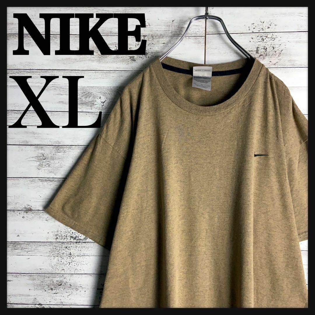 NIKE(ナイキ)の8927【希少XLサイズ】ナイキ☆ワンポイント刺繍ロゴ人気カラーtシャツ入手困難 その他のその他(その他)の商品写真