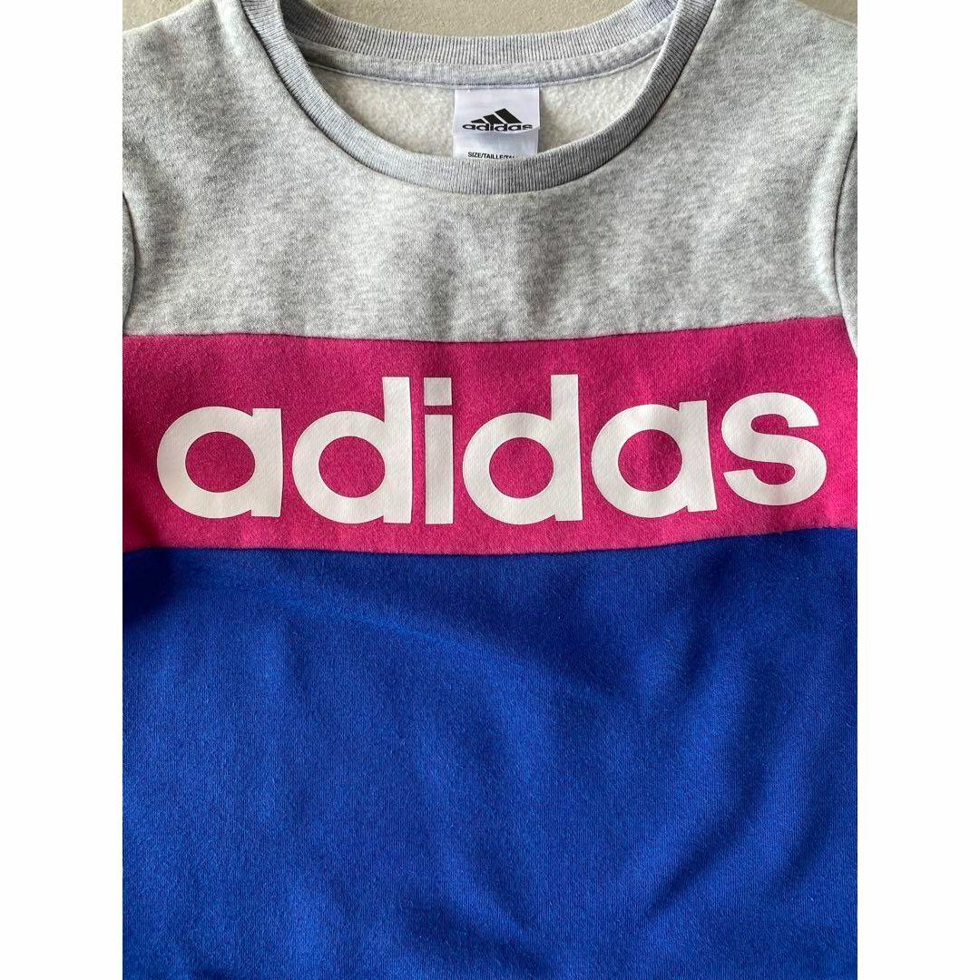 adidas アディダス ガールズ プルオーバーパーカー (y109) キッズ/ベビー/マタニティのキッズ服女の子用(90cm~)(その他)の商品写真