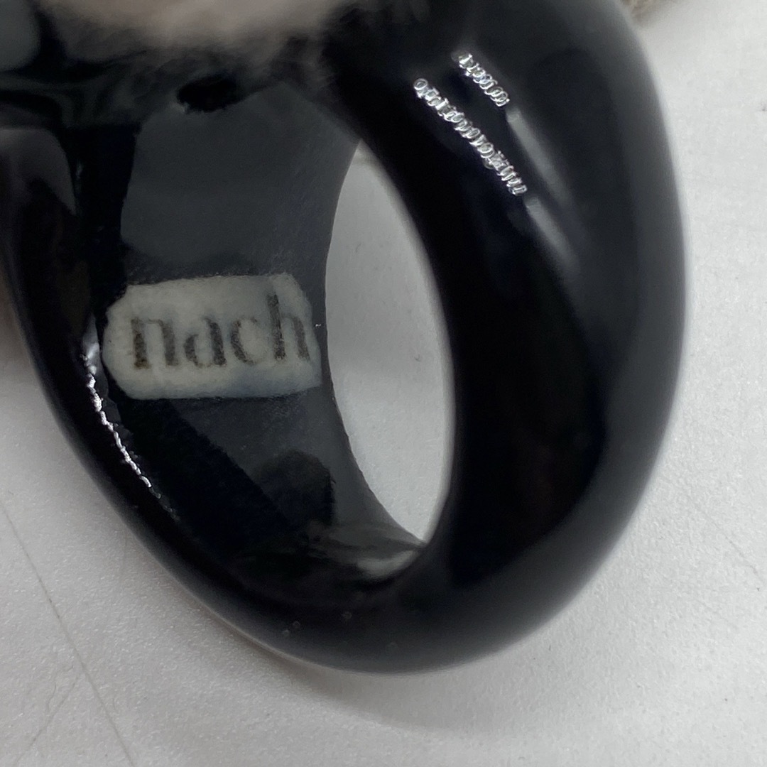 nach(ナッシュ)のNACH ナッシュ　リング 　14～15号　黒ヒョウ　no.85 レディースのアクセサリー(リング(指輪))の商品写真