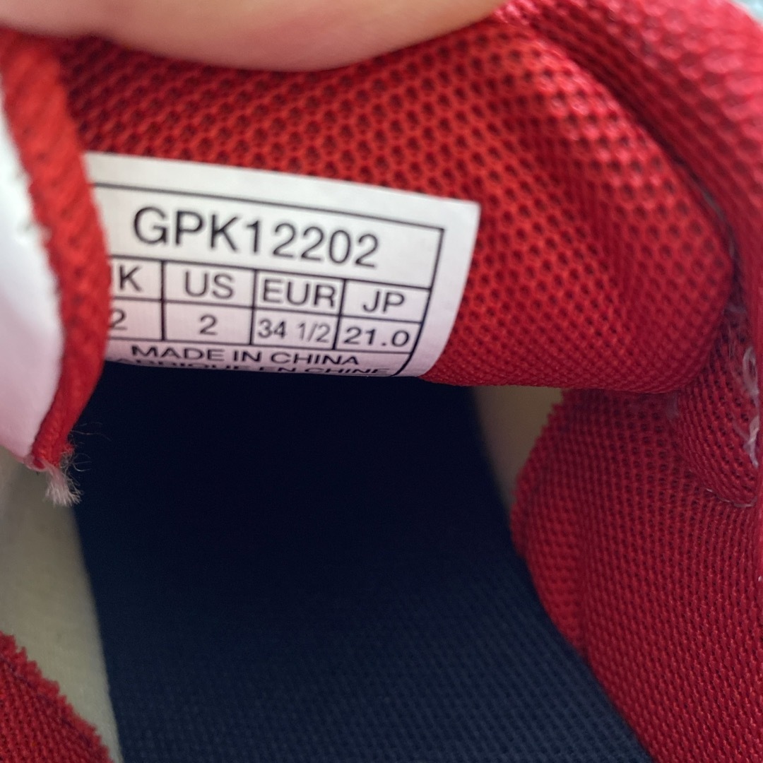 GAP Kids(ギャップキッズ)の靴　デッキシューズ　21センチ　GAP スニーカー　シューズ キッズ/ベビー/マタニティのキッズ靴/シューズ(15cm~)(スニーカー)の商品写真