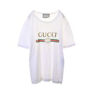 グッチ(Gucci)のGUCCI ロゴ ウォッシュド Tシャツ(Tシャツ/カットソー(半袖/袖なし))