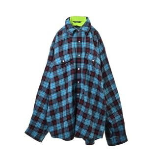 BALENCIAGA - BALENCIAGA トロンプルイユ オーバーサイズ シャツ BALENCIAGA - BALENCIAGA トロンプルイユ オーバーサイズ シャツ