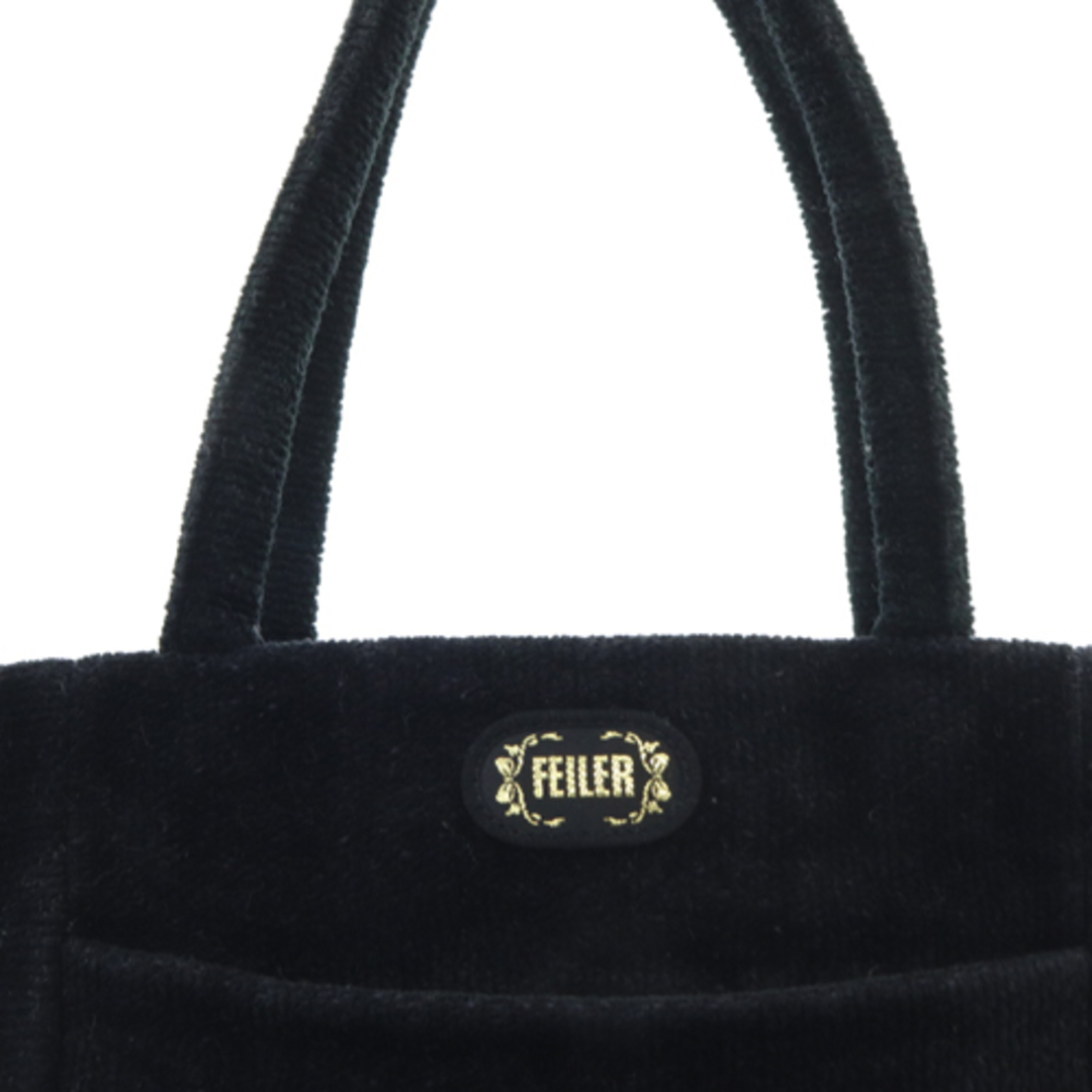 FEILER(フェイラー)のフェイラー ミニバッグ ハンドバッグ フラワー刺繍 黒 メンズのバッグ(その他)の商品写真