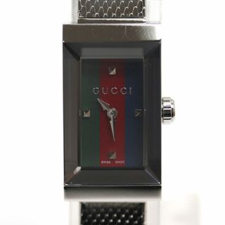 グッチ(Gucci)のGUCCI グッチ G-フレーム 腕時計 電池式 YA147510 レディース【中古】(腕時計)