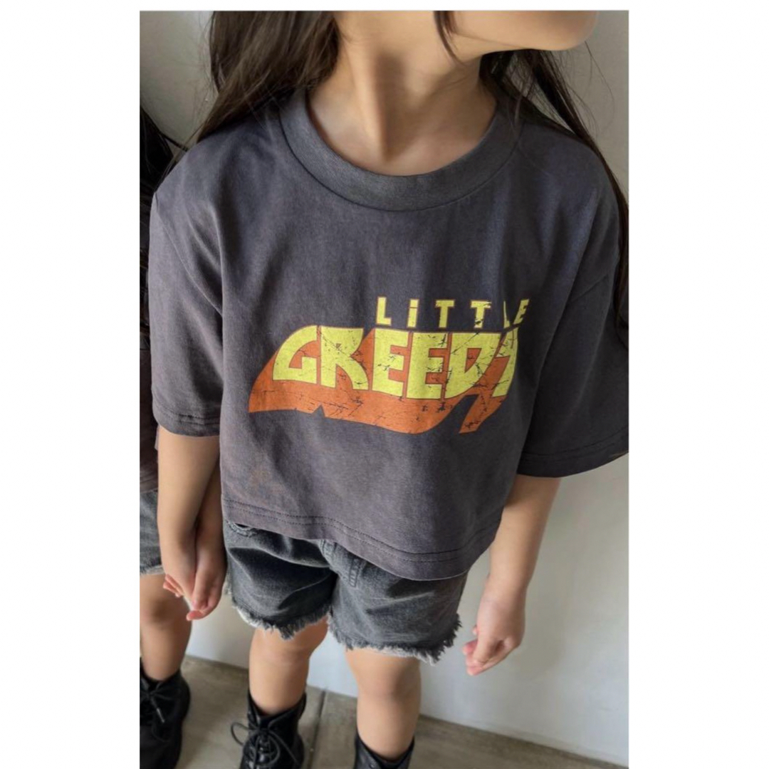 しまむら(シマムラ)のしまむら LittleGreedy Tシャツ キッズ/ベビー/マタニティのキッズ服女の子用(90cm~)(Tシャツ/カットソー)の商品写真