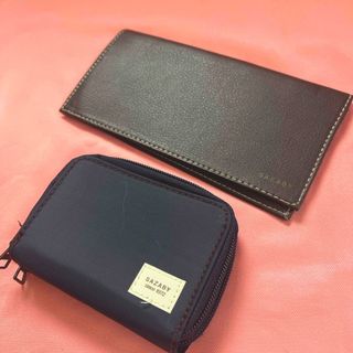 SAZABY - 【新品 未使用】SAZABY 長財布 Wファスナーコインケース 2個