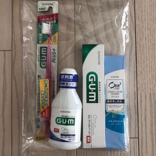 サンスター 試供品 GUM デンタルリンス 歯磨き粉 デンタルペースト Ora2(口臭防止/エチケット用品)