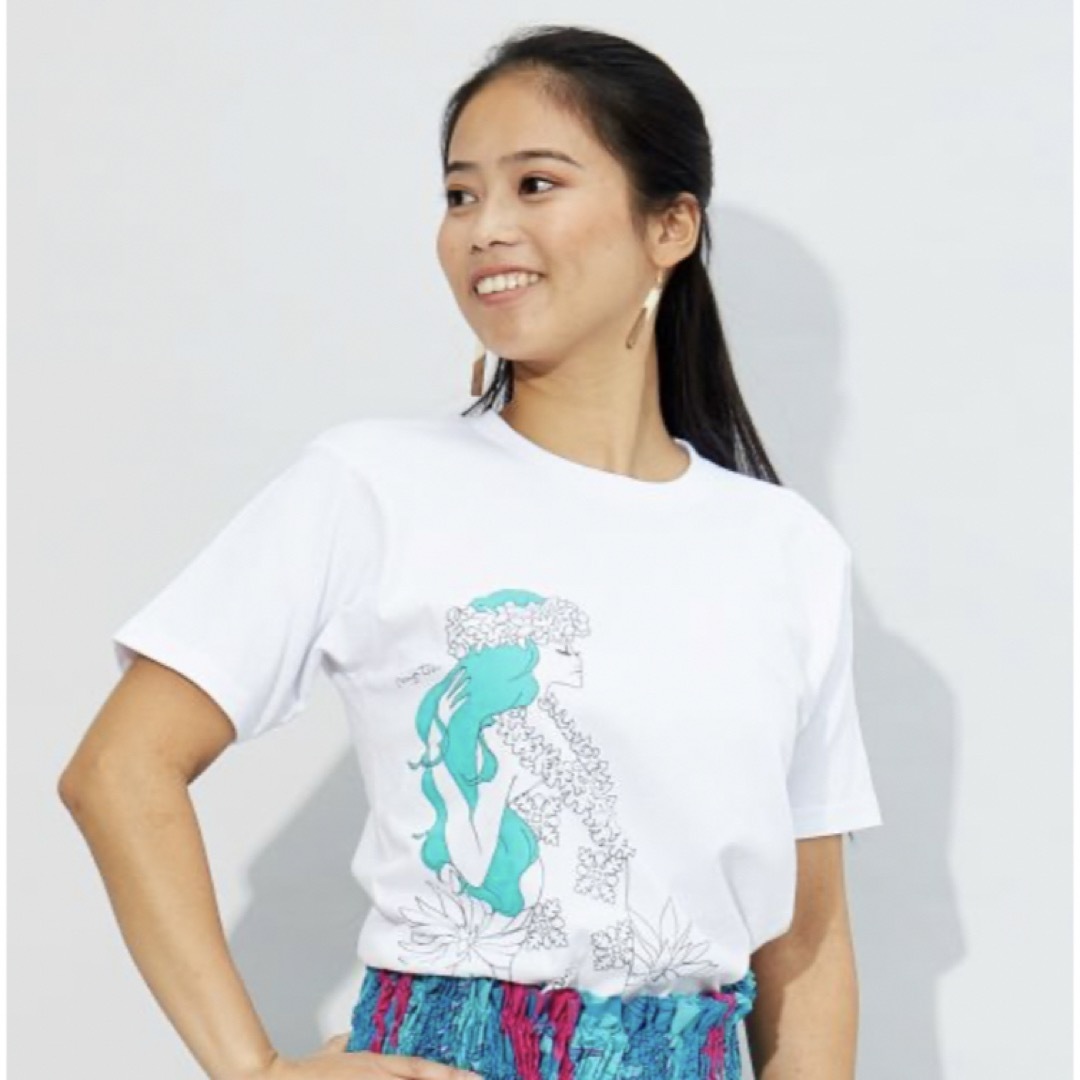 マウナロア　Tシャツ　フラダンス　タヒチアン　ハワイ レディースのトップス(Tシャツ(半袖/袖なし))の商品写真