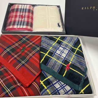 ラルフローレン(Ralph Lauren)の未使用　ラルフローレン　フェイスタオル2枚　ウォッシュタオル2枚(タオル/バス用品)