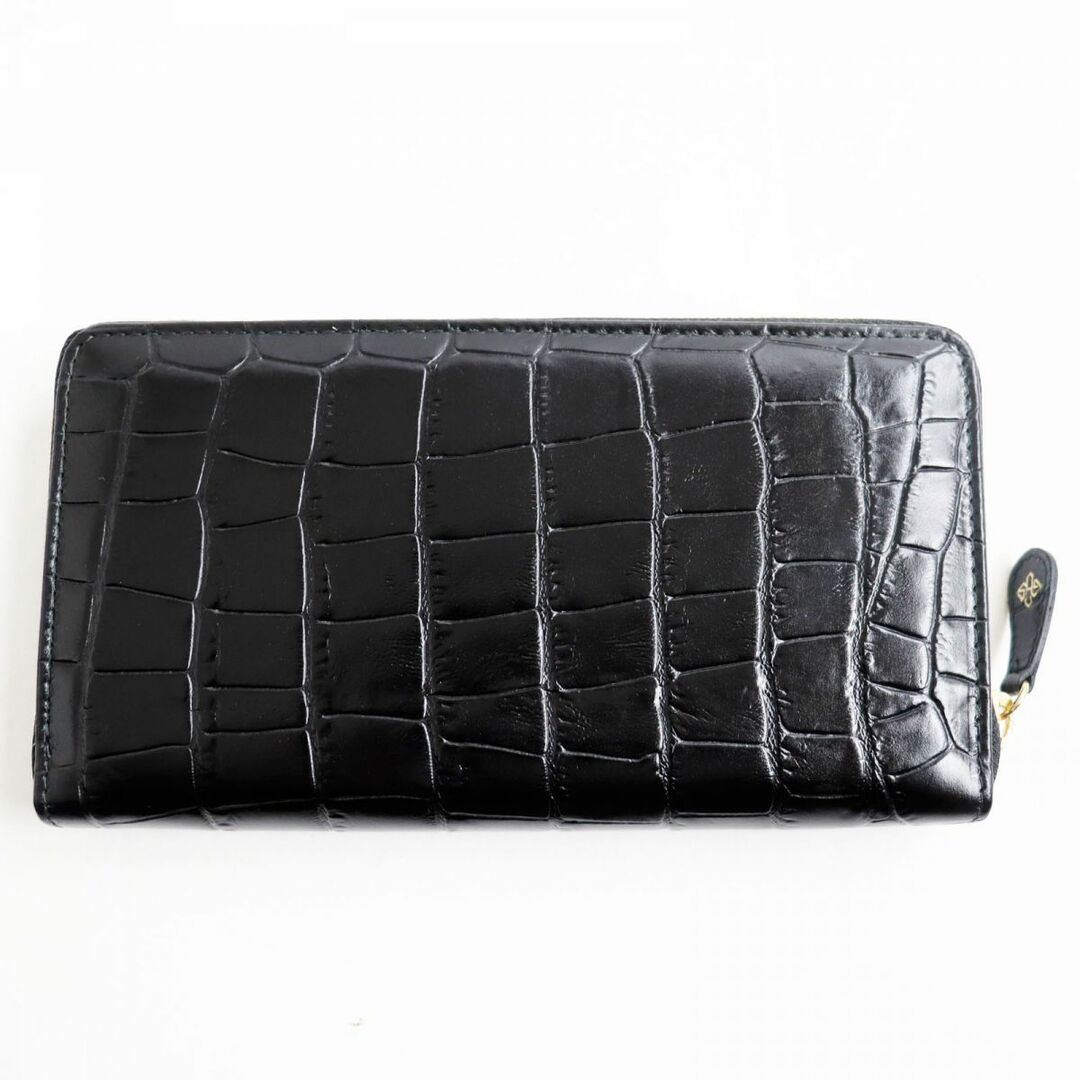 未使用品○ETTINGER エッティンガー レザー クロコダイル型押し 未使用品○ETTINGER エッティンガー レザー クロコダイル型押し