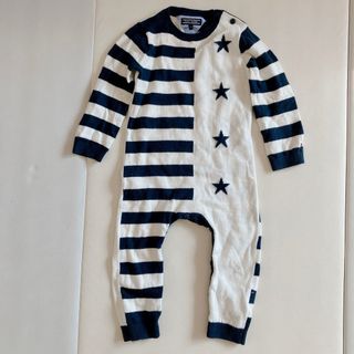 トミーヒルフィガー(TOMMY HILFIGER)のtommy hilfiger トミーヒルフィガー　ニット　ロンパース  80長袖(ロンパース)