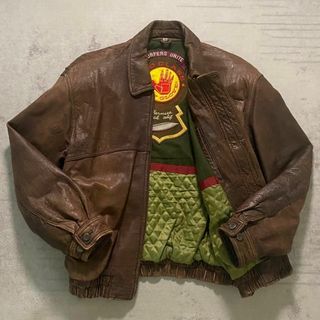 ボディーグローヴ(Body Glove)の90s 希少 BODY GLOVE G-1 A-2 leather jacket(レザージャケット)