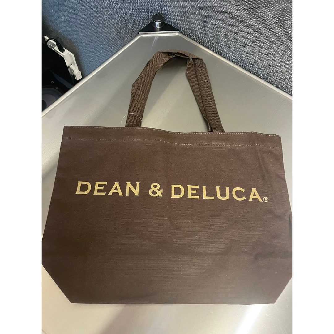 DEAN & DELUCA(ディーンアンドデルーカ)の新品★DEAN&DELUCA ディーンアンドデルーカトートバッグブラウンLサイズ レディースのバッグ(トートバッグ)の商品写真