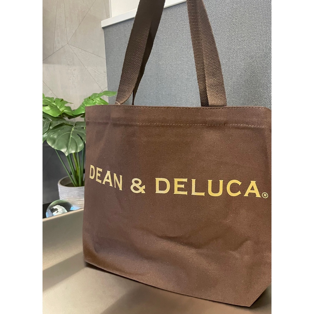 DEAN & DELUCA(ディーンアンドデルーカ)の新品★DEAN&DELUCA ディーンアンドデルーカトートバッグブラウンLサイズ レディースのバッグ(トートバッグ)の商品写真