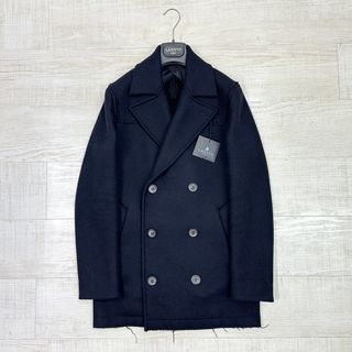 ランバン(LANVIN)の2011 LANVIN カットオフ ウール Pコート ピー コート サイズ 44(ピーコート)