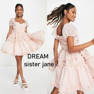 シスタージェーン(sister jane)のDREAM Sister Jane パフスリーブ ミニドレス(ミニドレス)