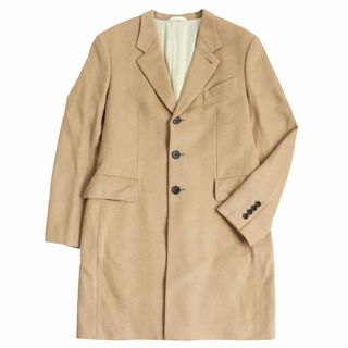 ポールスミスコレクション(Paul Smith COLLECTION)の極美品●Paul Smith COLLECTION ポールスミスコレクション キャメル100％ ヘリンボーン柄 チェスターコート キャメル L 日本製 正規品　q05-st30309-812(チェスターコート)