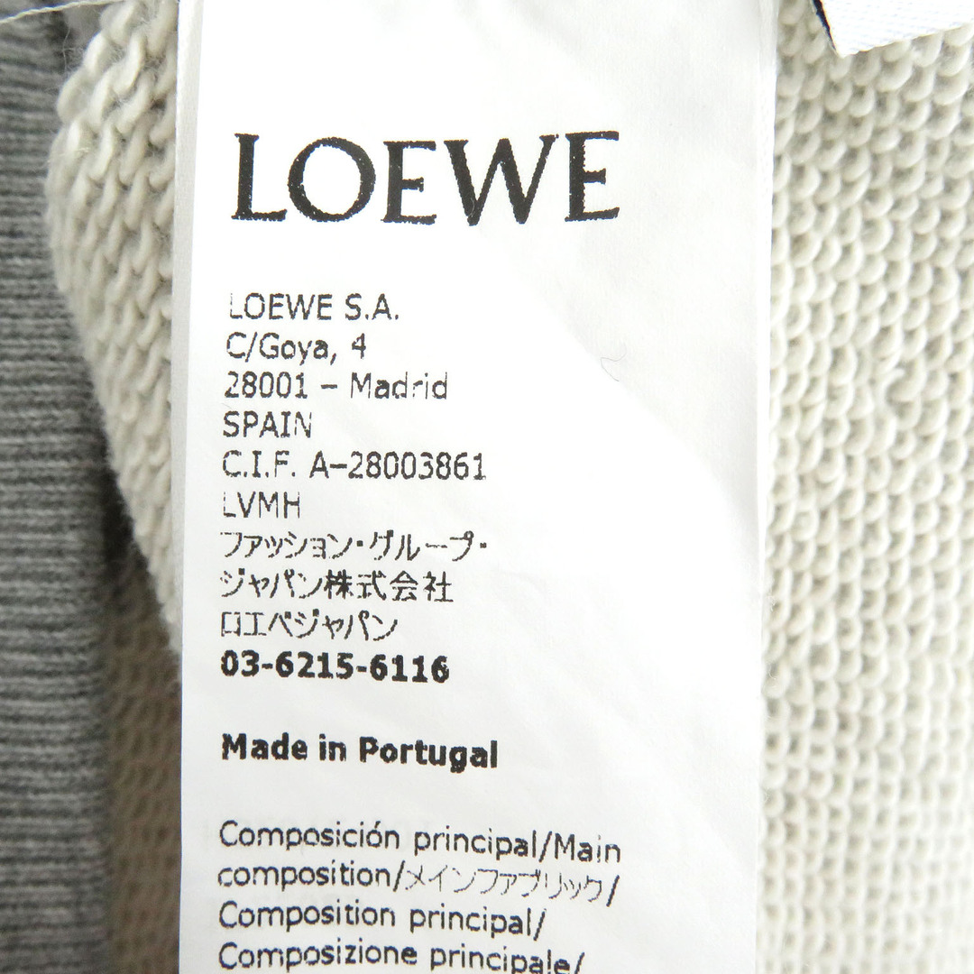 LOEWE(ロエベ)の極美品 LOEWE ロエベ H526Y24J01 コットン アナグラム ロゴエンブロイダリー トレーナー スウェット グレー M イタリア製 正規品 メンズ メンズのトップス(スウェット)の商品写真