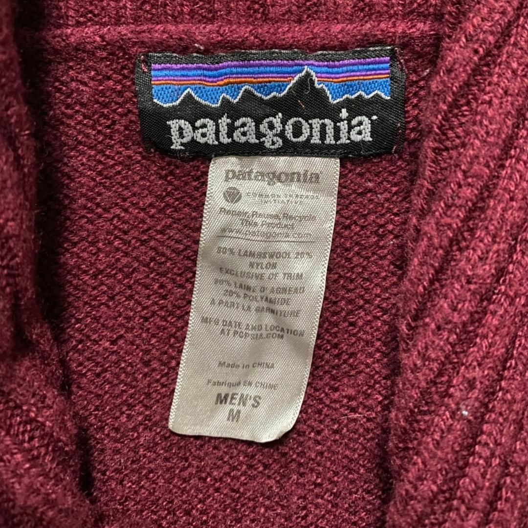 patagonia(パタゴニア)の美品 patagonia 希少 ボーダー ニット ラムウール メンズのトップス(ニット/セーター)の商品写真