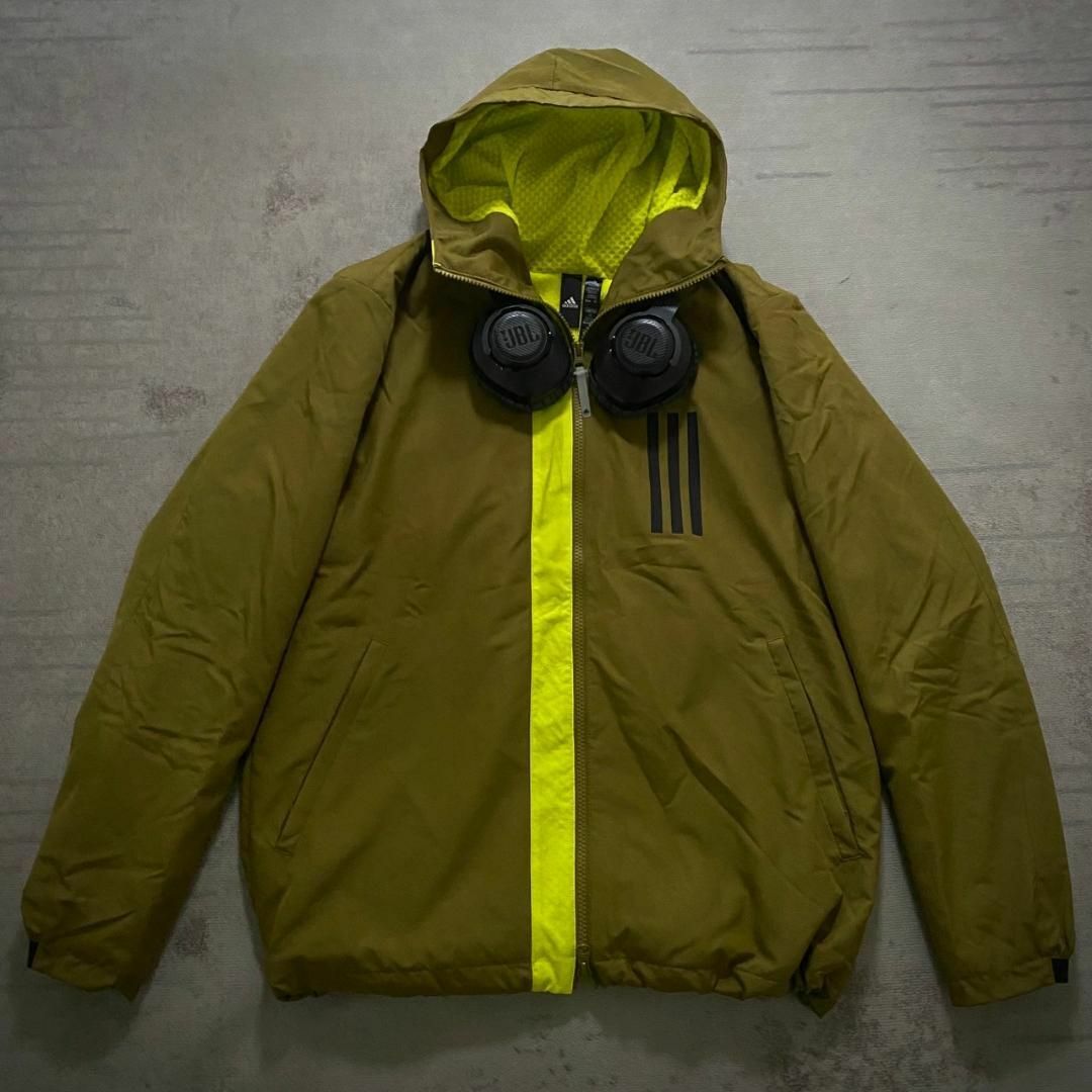 adidas(アディダス)の新品 adidas ナイロンJKT カーキ L  最高配色 メンズのジャケット/アウター(ブルゾン)の商品写真