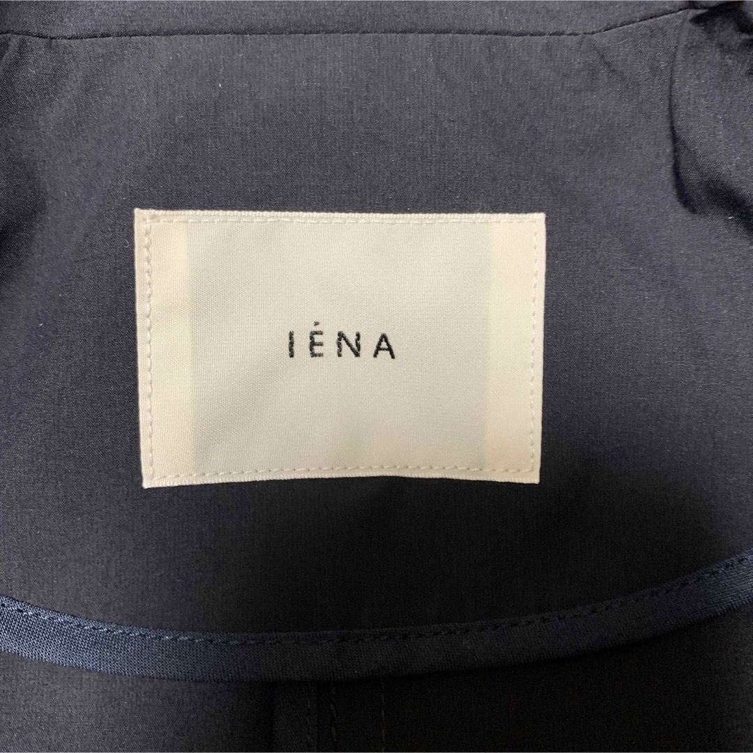 IENA(イエナ)のIENA Peポプリンオーバーショートコート ネイビー36 レディースのジャケット/アウター(スプリングコート)の商品写真